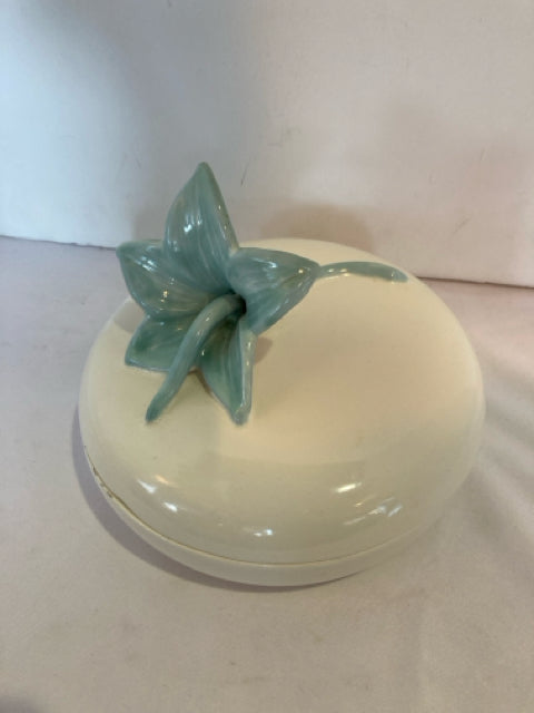 Royal Haege Lidded White/Blue Ceramic Bowl