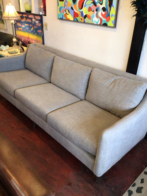 Lee Industries Loose Cushion Tweed Gray Sofa