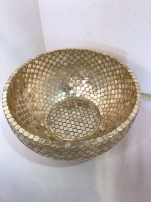 Decorative Gold Plastic Bowl