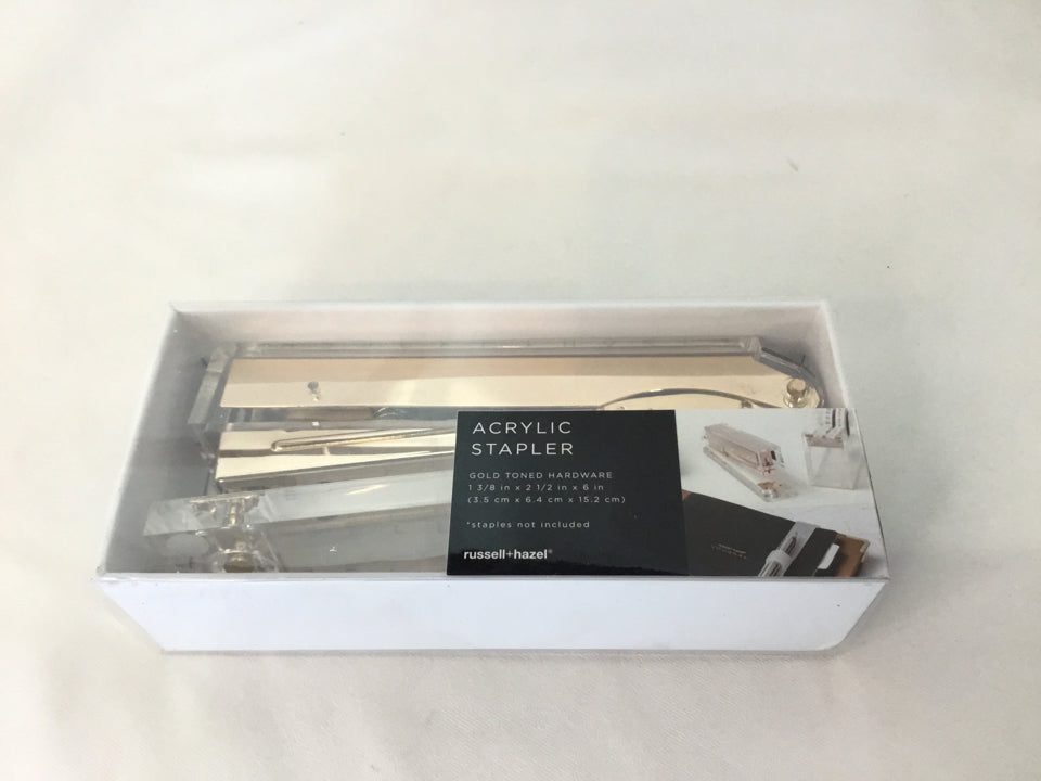 Gold Acrylic Stapler
