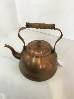 Vintage Copper Copper Tea Pot