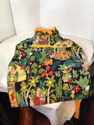 Multi-Color Cotton Plants Apron