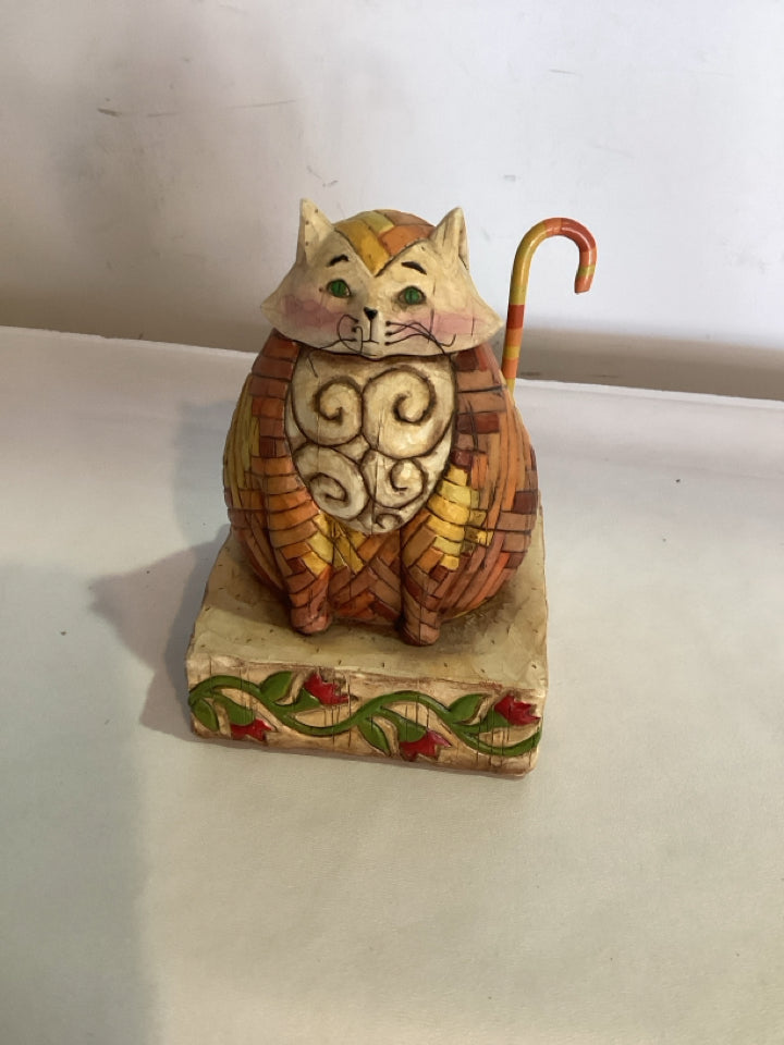 Jim Shore Autumn Cat Figurine