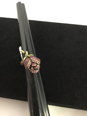 Purple Rhinestone Ring