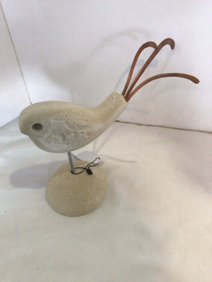 Whimsical White Stone Snail Garden Access.