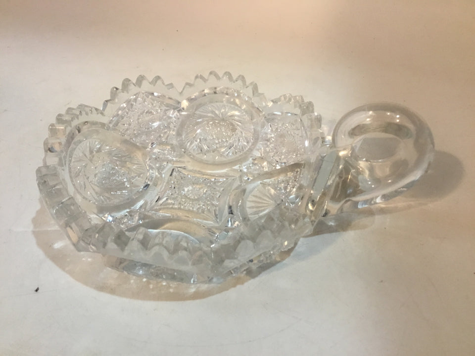 Vintage Clear Glass Candy Dish