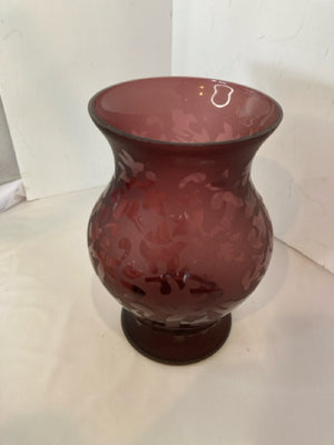 Purple Glass Vase