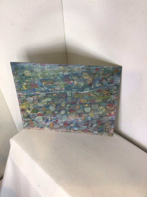 Signed Water Color Multi-Color Wall Decoration Art