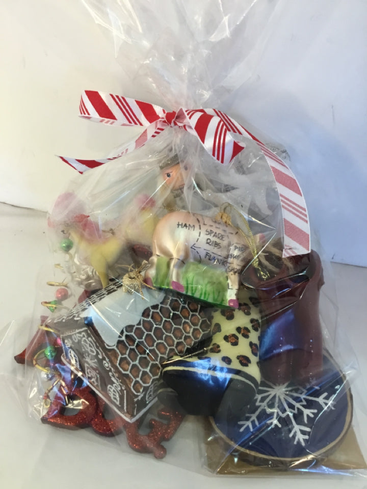 Bag Multi-Color Ornaments Misc Pieces Holiday Item