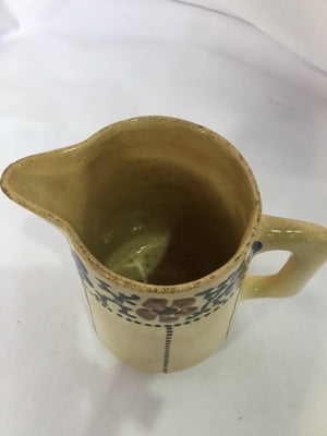 Cream Ceramic Pitcher