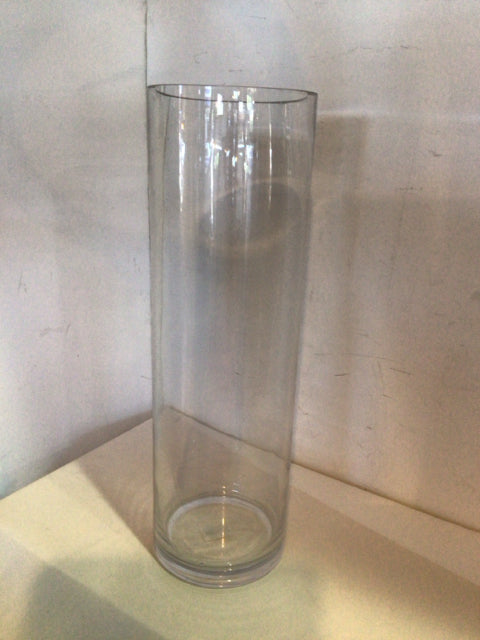 Clear Glass Cylinder Vase