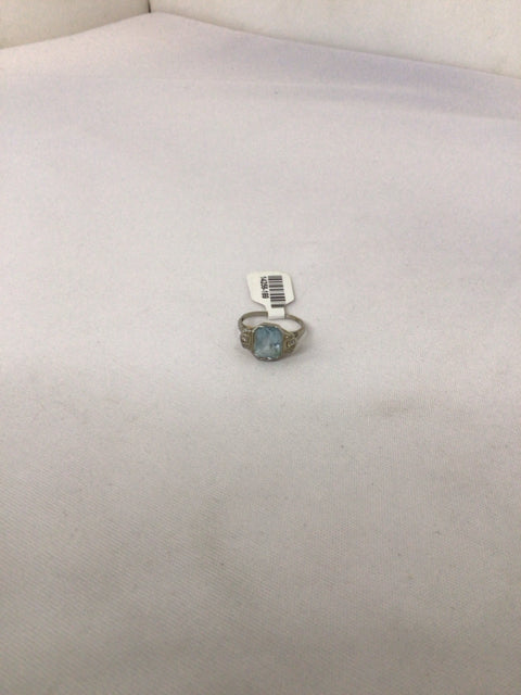 Sterling Silver Blue As Is Ring