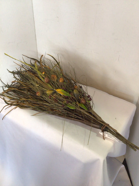 Brown Grass Faux Flowers