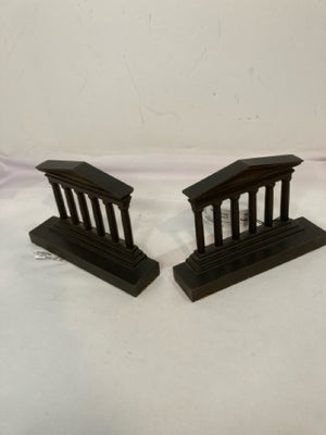 Black Iron Column Book Ends