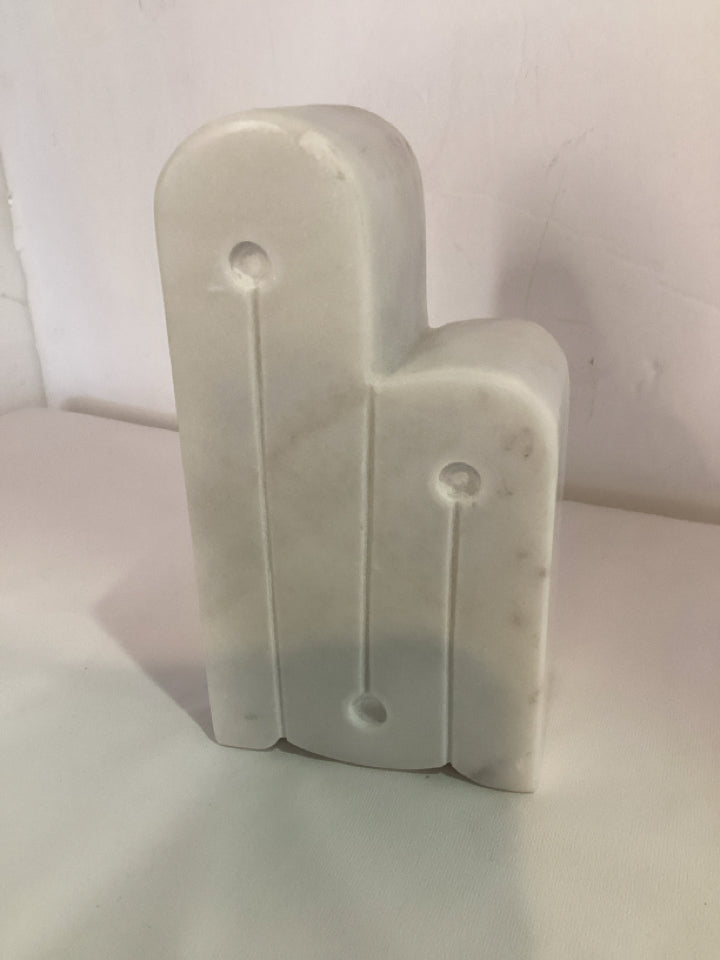 Modern White Marble Sculpture