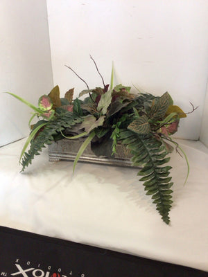 Green In Planter Faux Plant