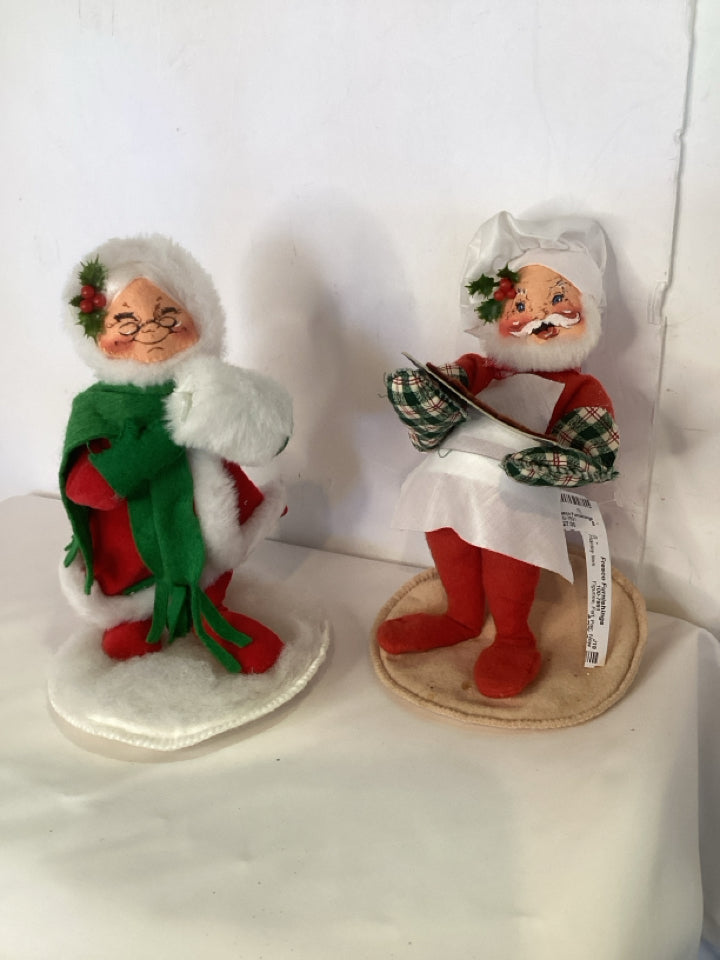 Figurine Felt Pair Holiday Item