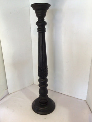 Tall Black Candle Holder