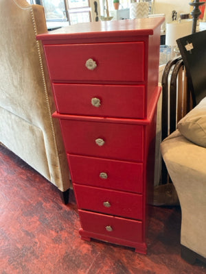 Lingerie Red Wood Cabinet