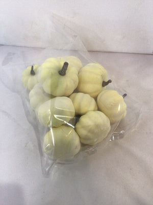 White Plastic Pumpkin Bag of Holiday Item