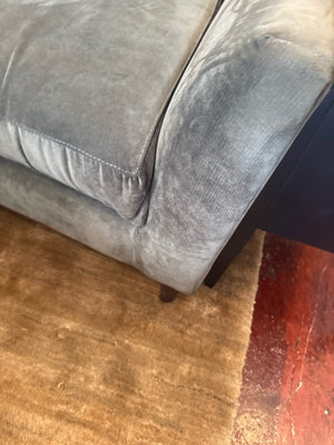 Camden Collection Tufted Velvet Olive Sofa/Couch