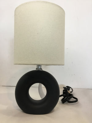 Black Ceramic Circle Lamp