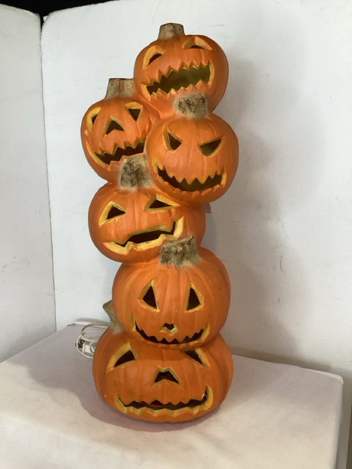 Halloween Orange Pumpkin Light up Holiday Item