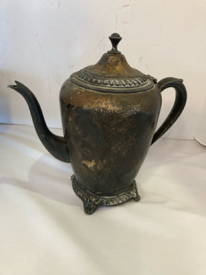 Vintage Bronze Silver Plated Teapot