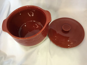 Emile Henry Red/Tan Stone Dutch Oven