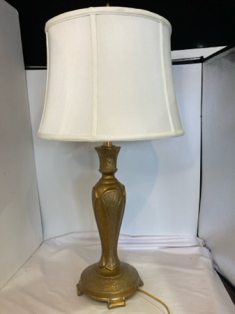 Stiffel Gold Brass Lamp