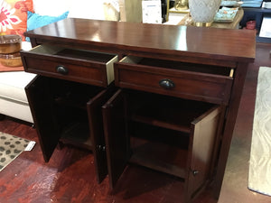 Mission Wood Doors & Drawers Cherry Buffet/Sideboard