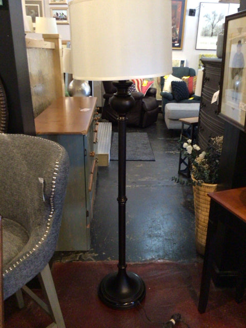 Floor Black Metal Lamp