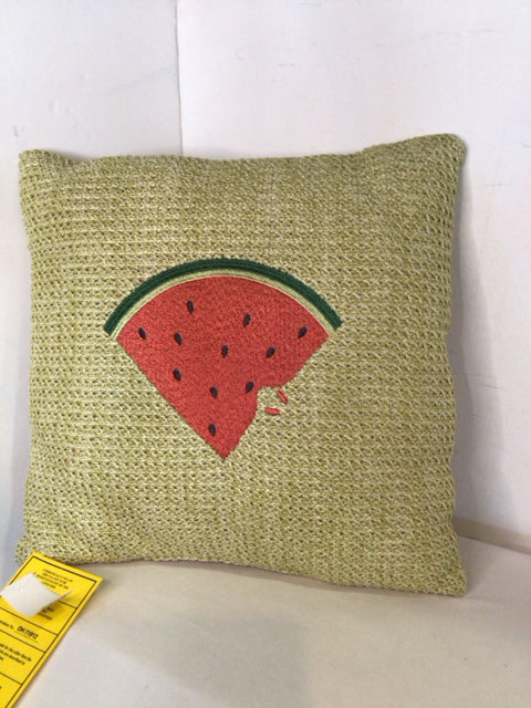 Outdoor/Outside Cream Watermelon Pillow