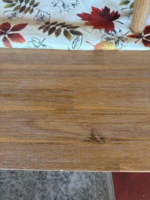 BE4EC2LJ Castlery Acacia Wood Extendable NEW Brown Table