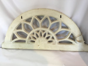 Hanging Cream Ceramic Arched Architectural Accent