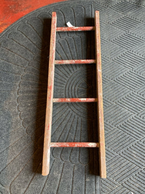 Rustic Brown Wood Ladder