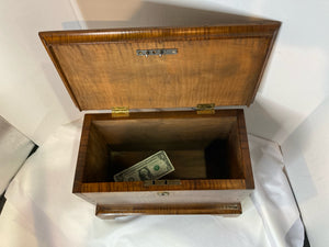 Tiger Wood Mini Chest Storage Box