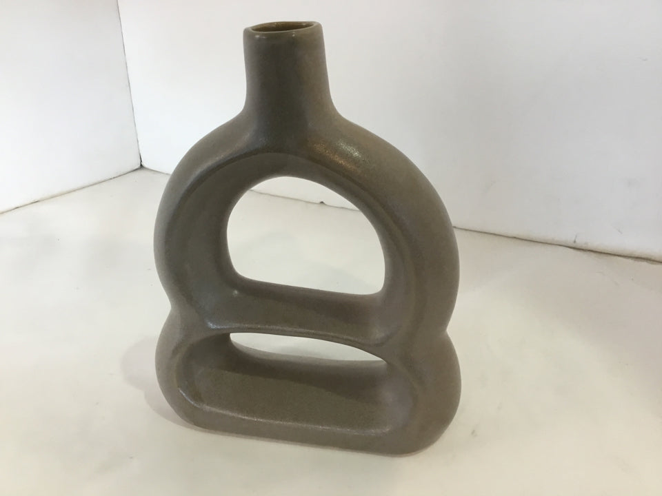 Bloomingvile Gray Ceramic Vase