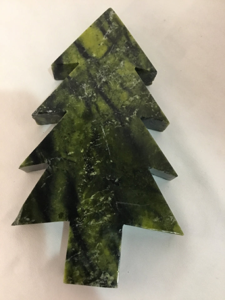Christmas Green Marble Christmas Tree Holiday Item