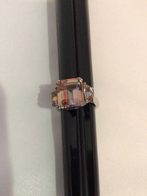 Brown Rhinestone Ring