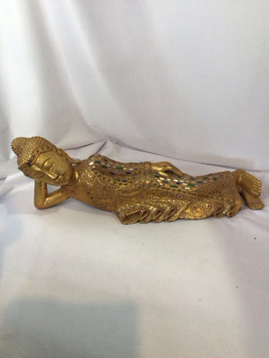 Oriental Gold Buddha Figurine