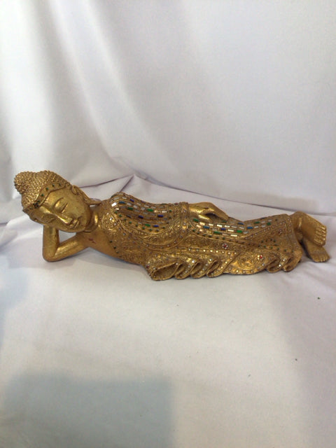 Oriental Gold Buddha Figurine