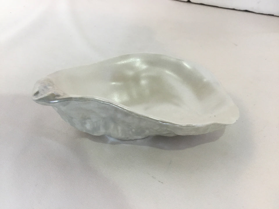 Trinket Ivory Oyster Bowl