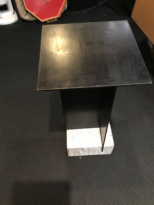 Modern Marble/Iron Gray Table