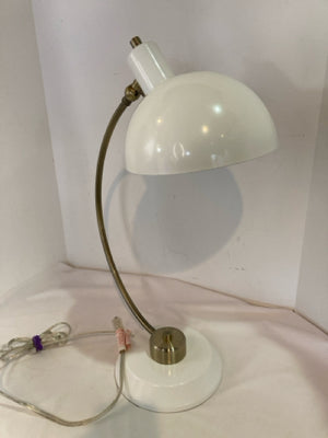 Desk White Metal Lamp