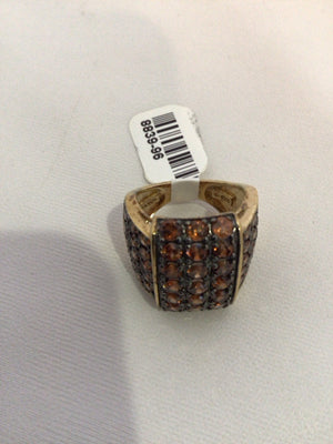 Brown Rhinestone Ring