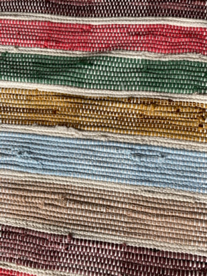 Kilim Cotton Woven Multi-Color Rug