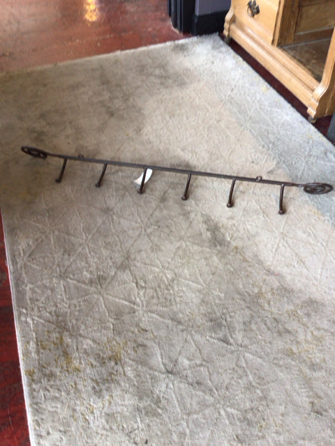 Rustic Iron Swirl Wall Hook
