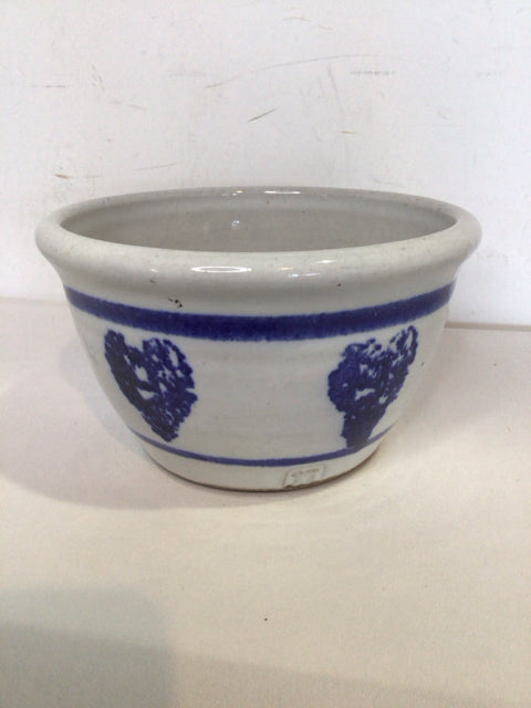 Blue/White Stoneware Bowl