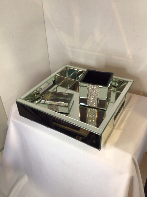 3 Piece Mirror Tray